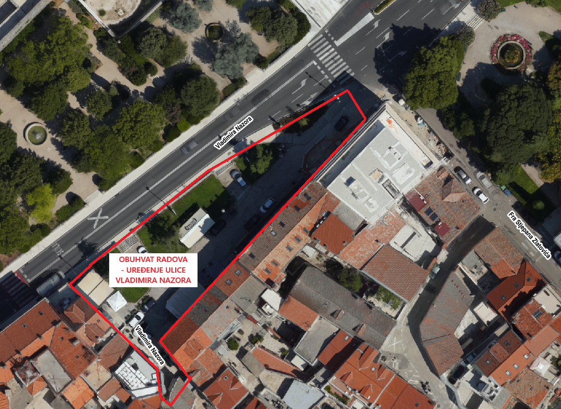 Betoniranje kolnika u Ulici Vladimira Nazora